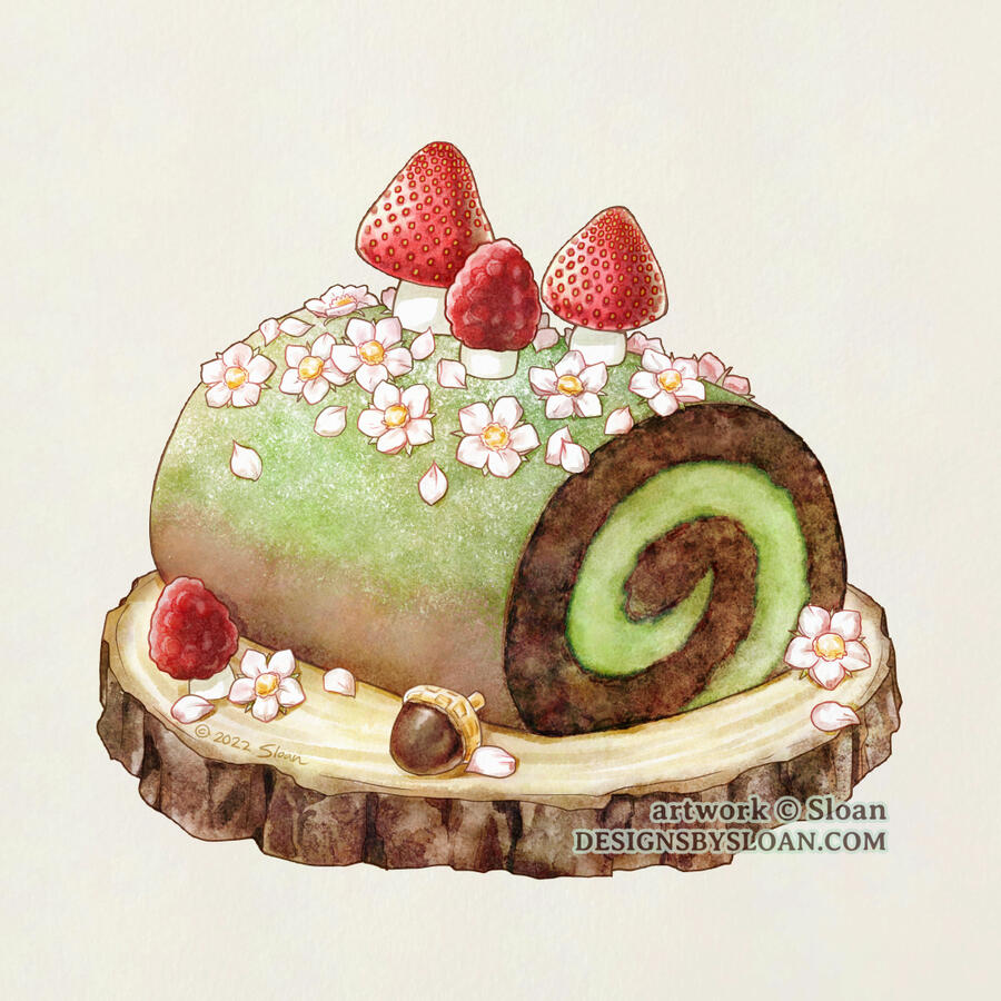 Woodland Roll Cake, 2022