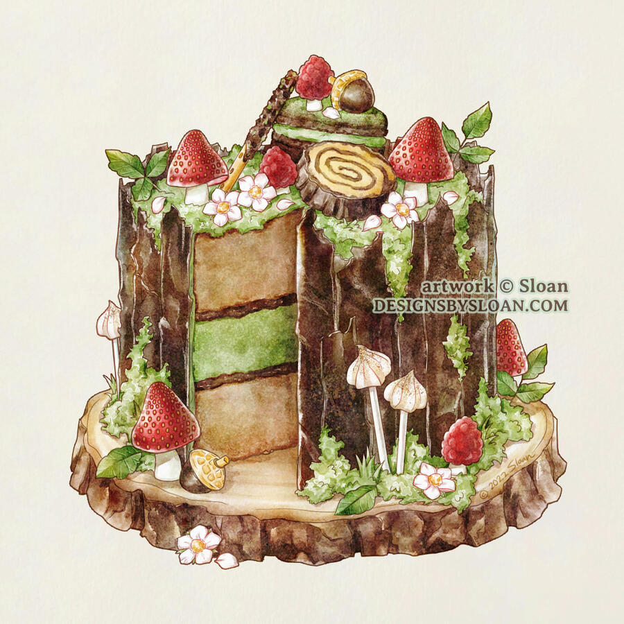 Woodland Tier Cake, 2022