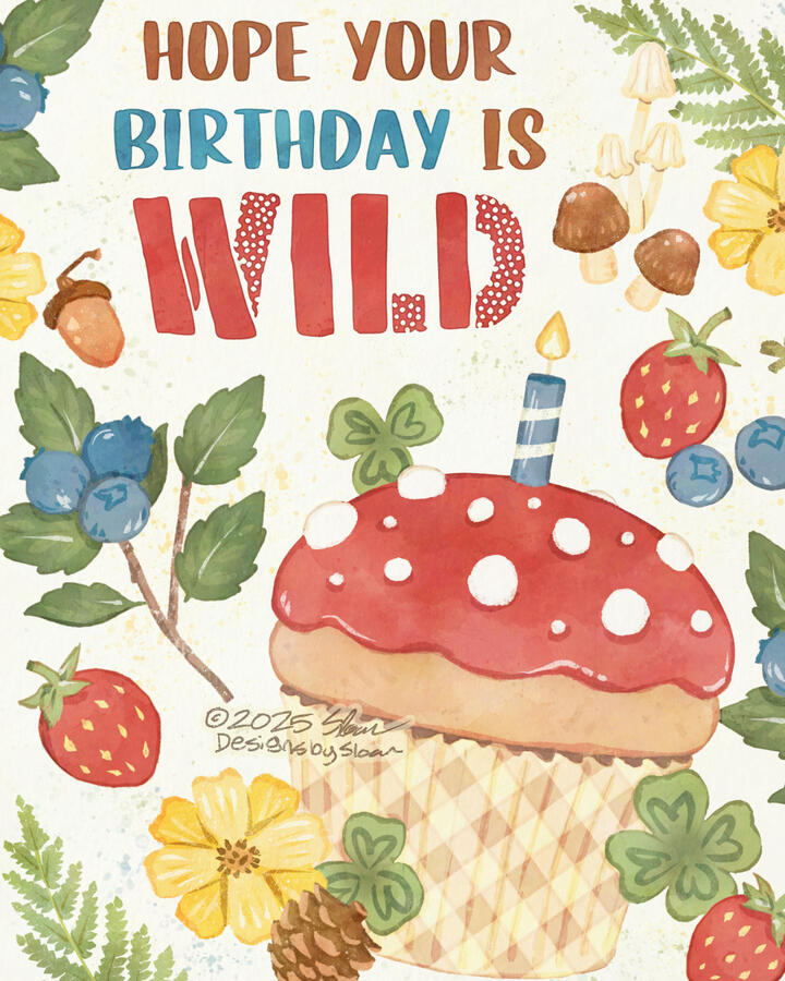 Forage Fun Birthday Card, 2025
